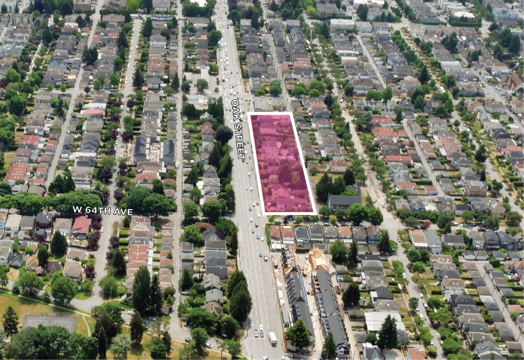 Land Assembly 8029-8225 Oak Street 
1012 West 64th Ave
Vancouver